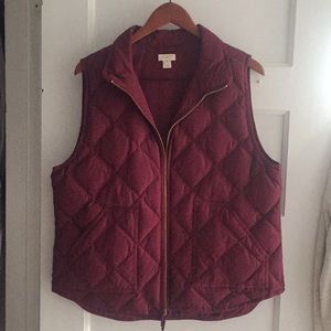 J Crew Maroon Vest